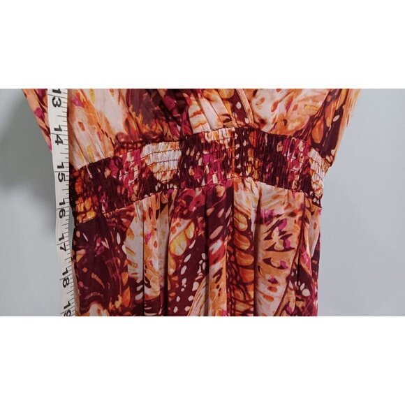 Size 6 Kate Lily Spring Summer Dress Stretch Waistband Long - Picture 7 of 7